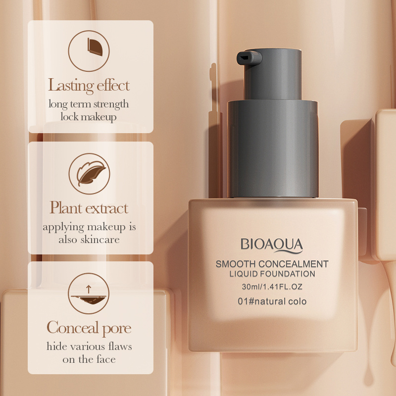 OEM BIOAQUA korean cosmetics lightening skin waterproof whitening beauty makeup base primer isolation foundation cream