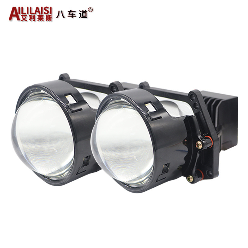 Factor Wholesale Universal Headlight Led Projector Bifocal Lens 2-bulbs Mode High Power Spotlight High Low Laser Beam Retrofit