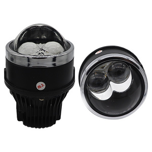 12V Car Universal 3.0-Inch Bifocal Lens Led integrated Laser Fog Light 65W Waterproof Hyperboloid Upgrade retrofit Factory made