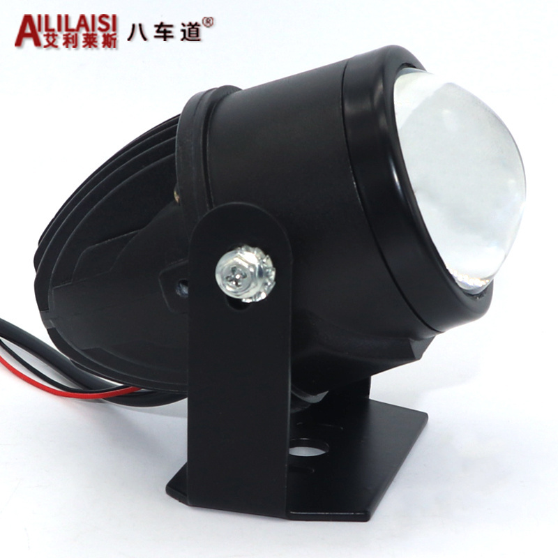 For Motorcycles Bike Off-Road External Led integrated Laser Fog Light Bifocal Lens High Low Beam waterproof Front Bumper Lamp