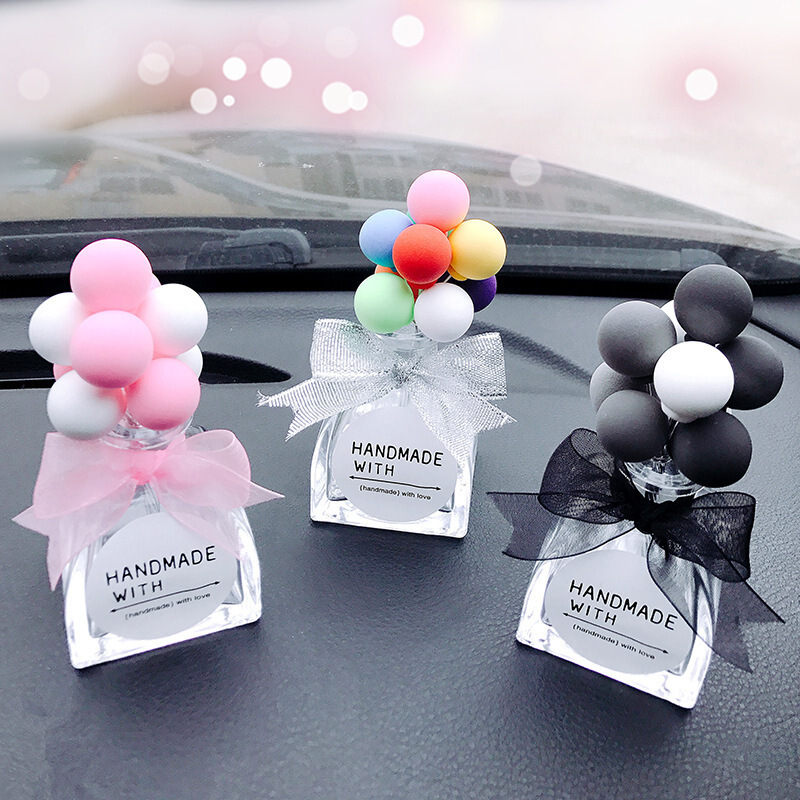 Auto interior luxury sexy glass bottle car deodorizers air freshener perfume liquid for car