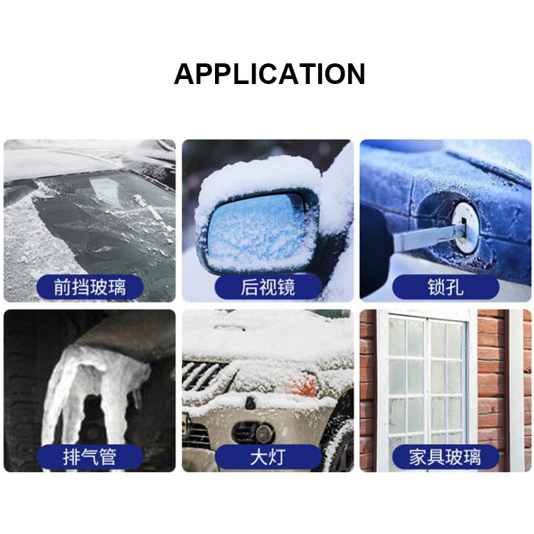 Car Cleaning Product Glass and Car Paint Frost Ice Dissolving Agent Deicer Spray 500ml