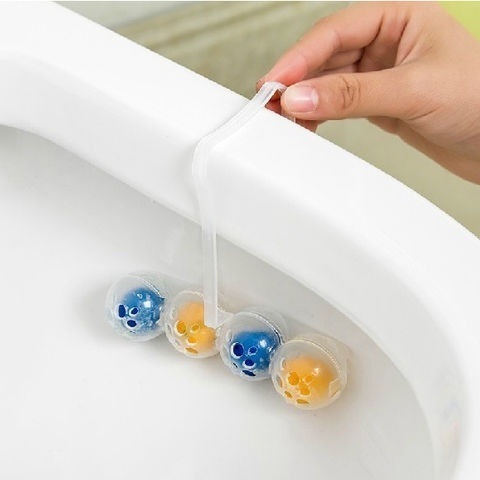 Hanging toilet ball cleaning odor toilet air freshener fragrance ball