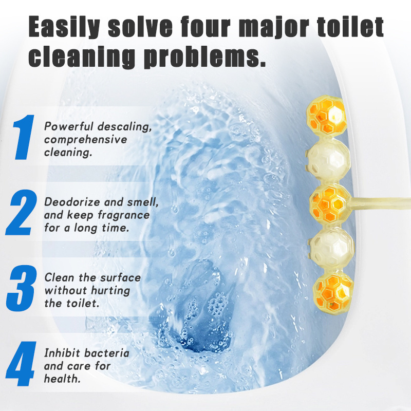 Eco-Friendly Toilet Bowl Cleaner Bathroom Deodorant Hanging Toilet Tank Balls