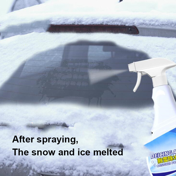 Car Cleaning Product Glass and Car Paint Frost Ice Dissolving Agent Deicer Spray 500ml