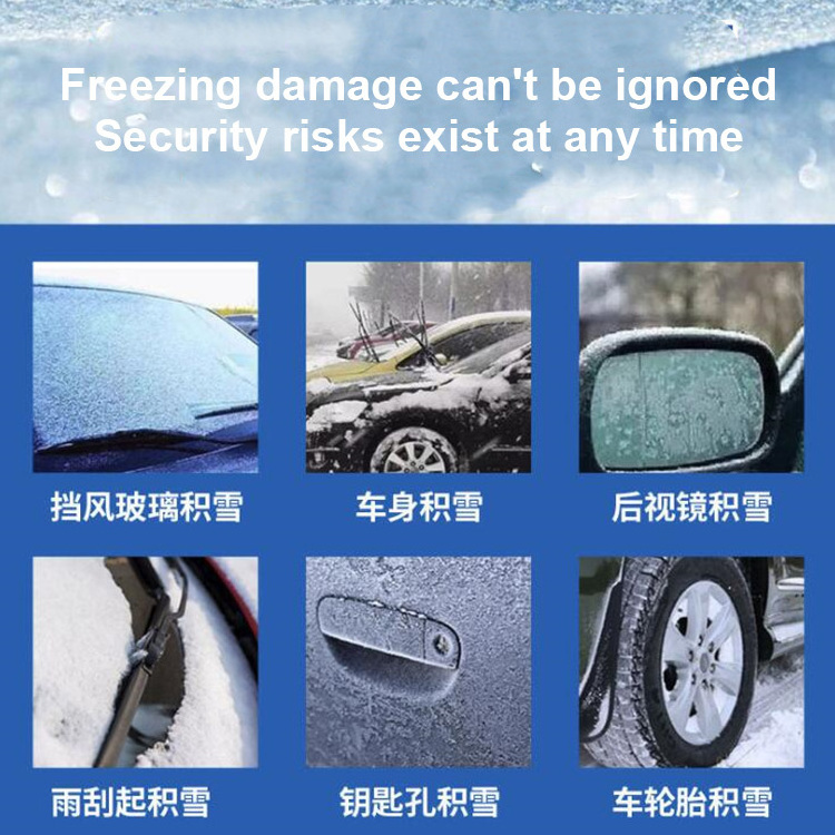 Rapid de-icing Auto winter snow remover windshield windscreen car glass melting deicing agent Spray