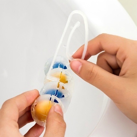 Hanging toilet ball cleaning odor toilet air freshener fragrance ball