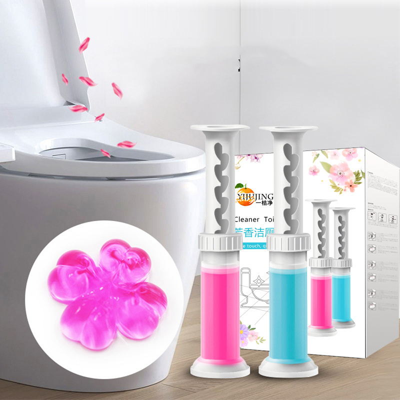 Hot sale Anti-Odor Fresh flower gel toilet bowl cleaner toilet gel stamp