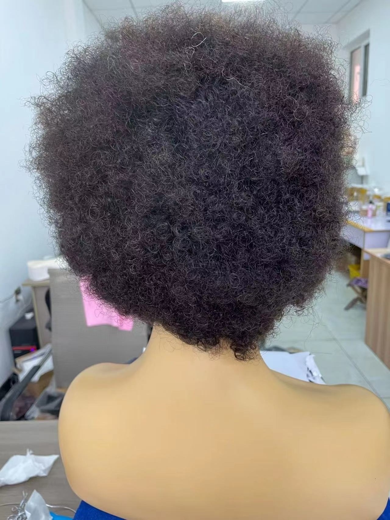 Alia fast shipping cheap afro kinky curly short bob wig human afro kinky curly human hair wigs raw hair mongolian afro kinky