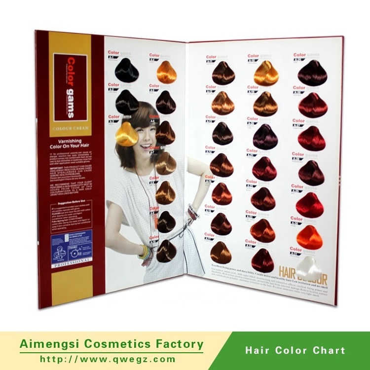 professional Salon Hair Color Premium Magic Hair Color Swatches Chart book