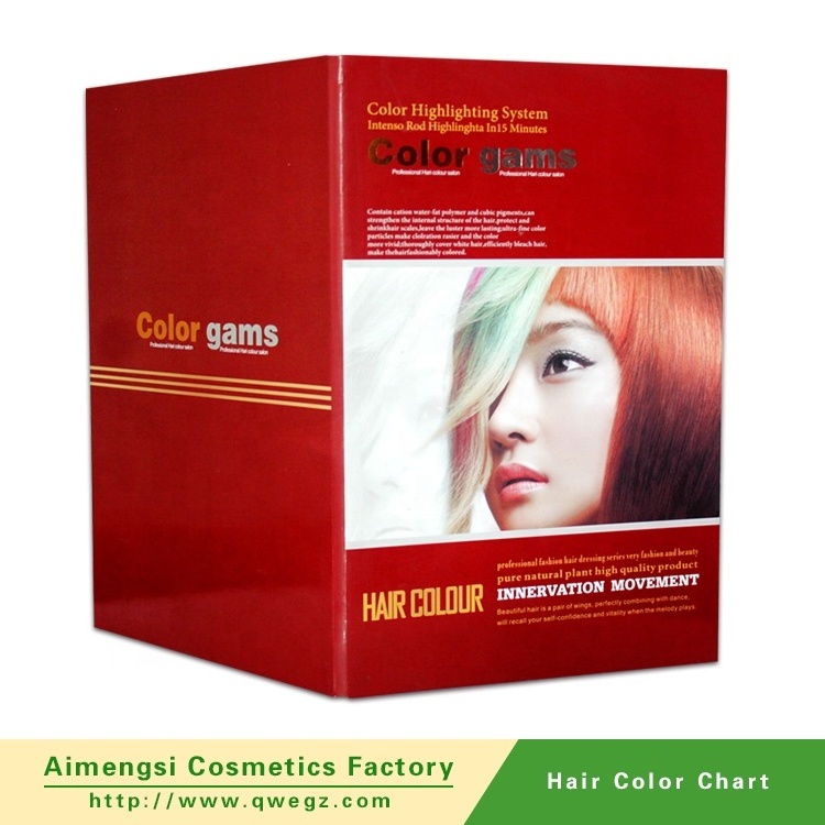 professional Salon Hair Color Premium Magic Hair Color Swatches Chart book