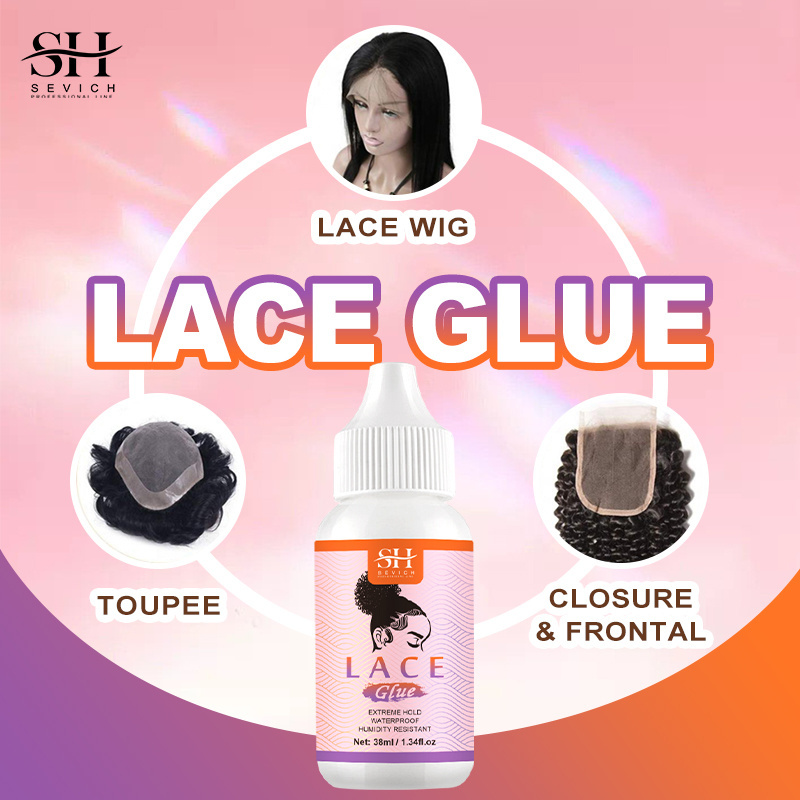 Customize Strong Hold Tube Lace Glue Waterproof Frontal Lace Wigs Adhesive Glue In Tube Lace Tint Spray Kit