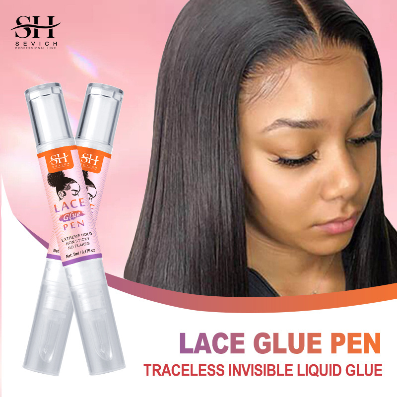 Customize Strong Hold Tube Lace Glue Waterproof Frontal Lace Wigs Adhesive Glue In Tube Lace Tint Spray Kit