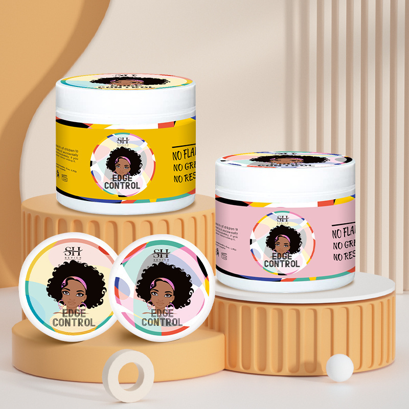 Professional Extreme Hold Best Edge Control Private Label Fruity 4C Hair Edge Control