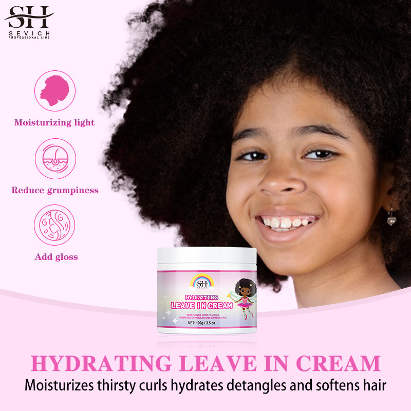 Natural Black Children's Hair Care Set Children's Deep Care Shampoo And Conditioner Restore Moisture And Shine