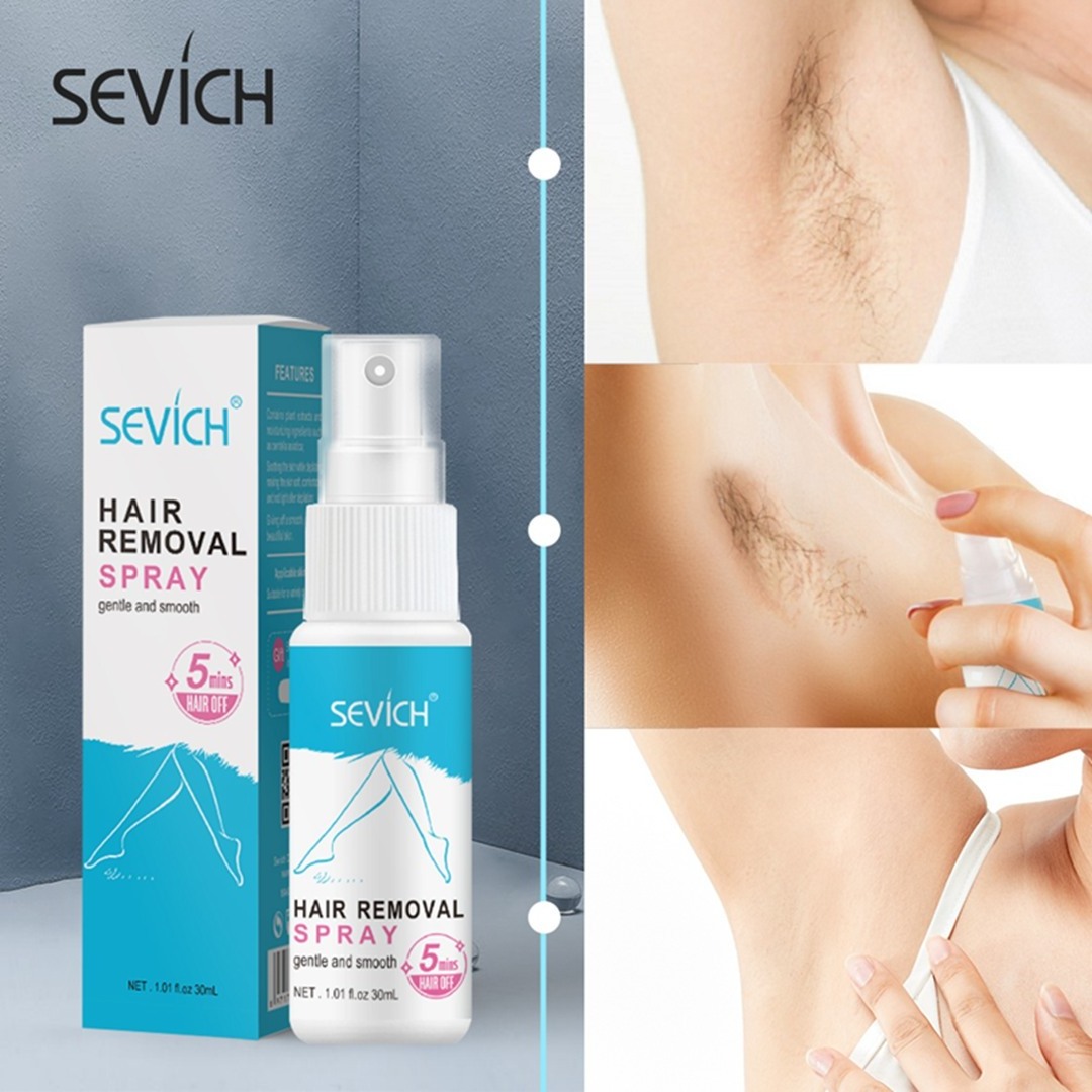 Hot Sale Herbal Moisturizer Body Underarm Painless Whole Body Depilatory Hair Removal Spray