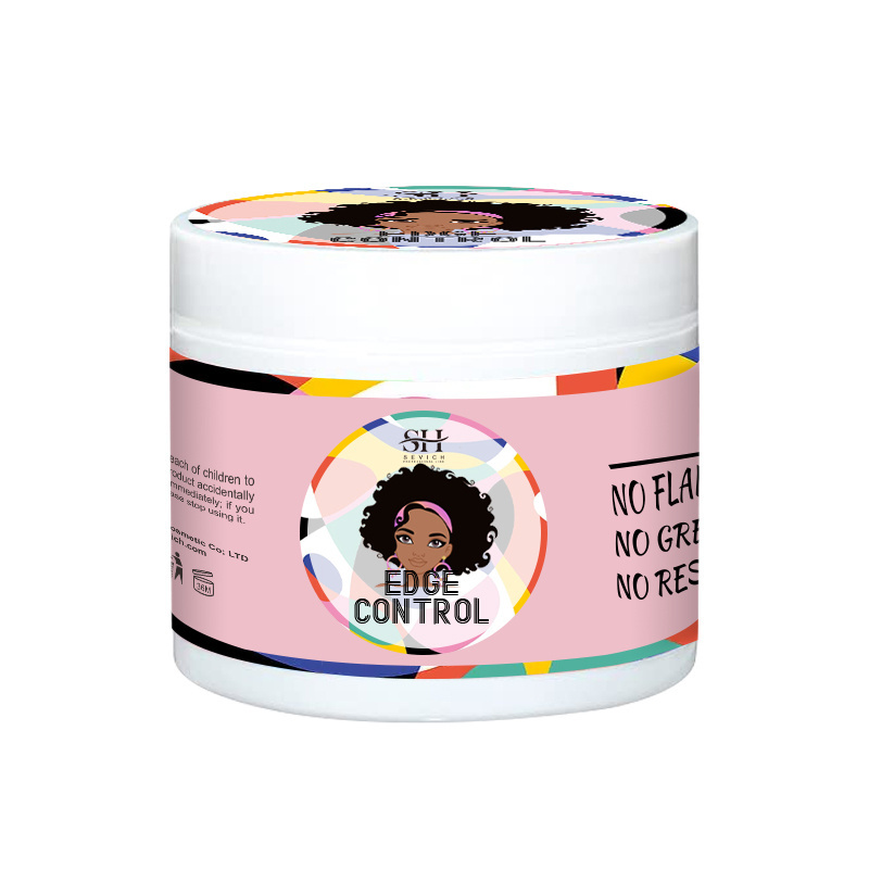 Professional Extreme Hold Best Edge Control Private Label Fruity 4C Hair Edge Control