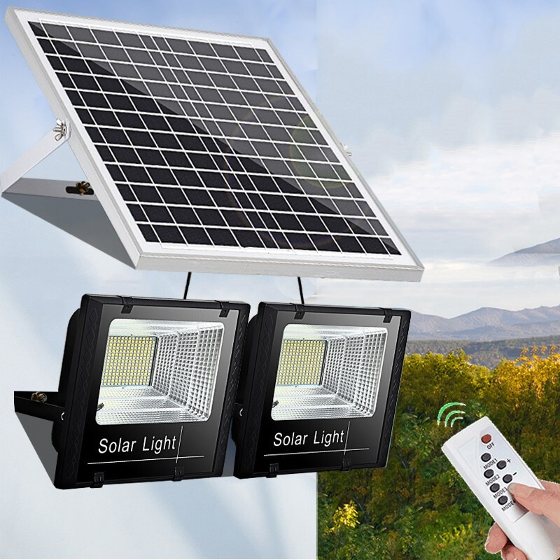 Factory Direct Waterproof Ip66 Ip67 Integrated Outdoor Floodlight Lamp Stadium 200w 300w 500w 700w Led Solar Flood Light