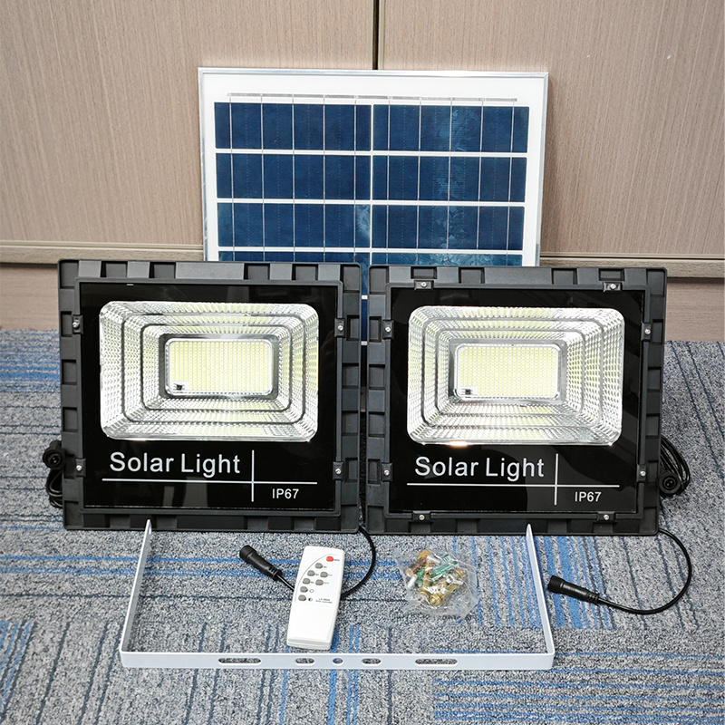 Factory Direct Waterproof Ip66 Ip67 Integrated Outdoor Floodlight Lamp Stadium 200w 300w 500w 700w Led Solar Flood Light