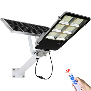 Aluminum Solar Street Light With Remote Control Outdoor Ip65 Waterproof 100w 300w 500w 1000w Farola Solar Led Solar Street Light