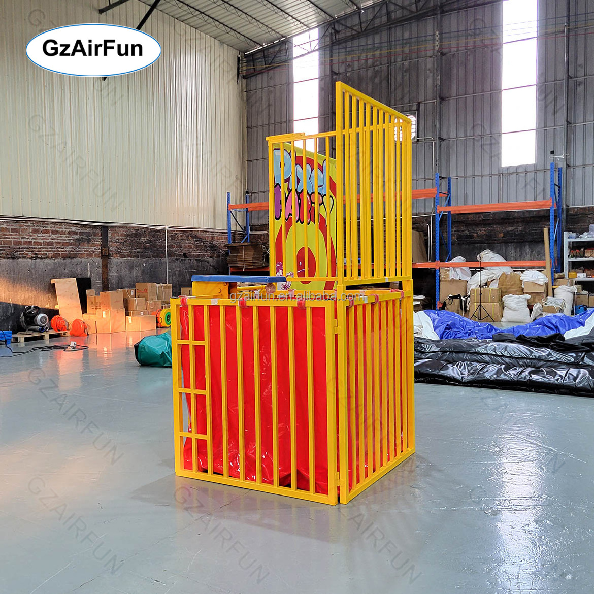 Factory Customized Commercial Inflatable Dunk Tank Backyard Water Games Dunking Machine Splash Dunk Tank For Sale