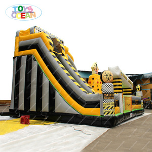 New style outdoor playground children's inflatable slide bouncing castle combination amusement park