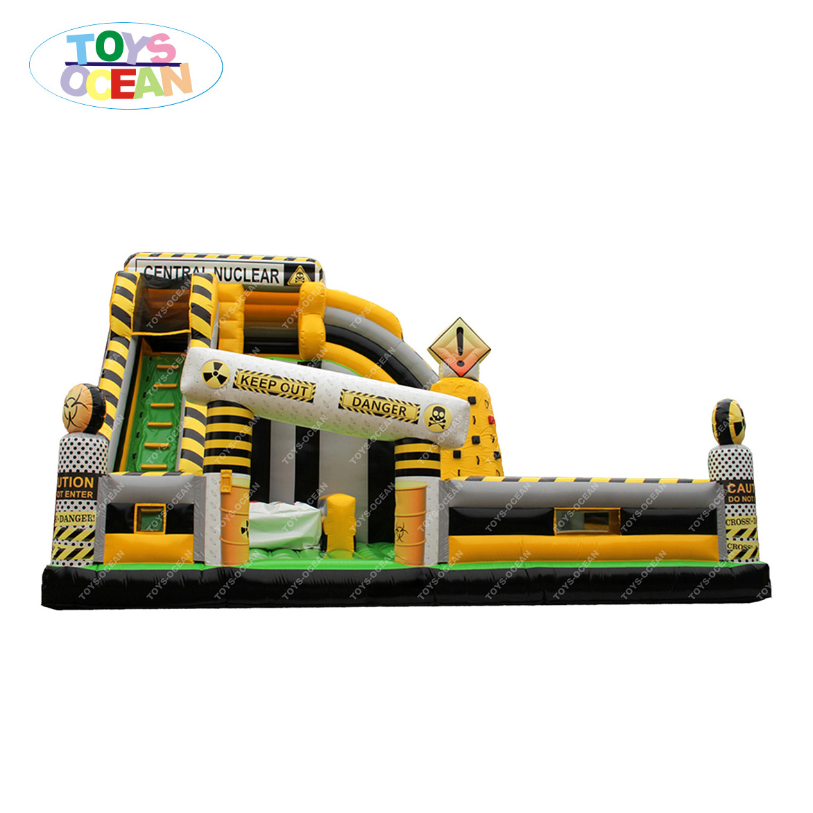 New style outdoor playground children's inflatable slide bouncing castle combination amusement park