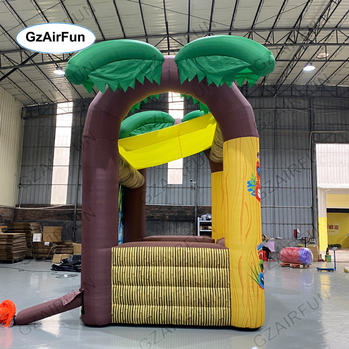 Factory custom commercial Portable Inflatable Tiki Hut Bar Display Bar Inflatable Booth Bar