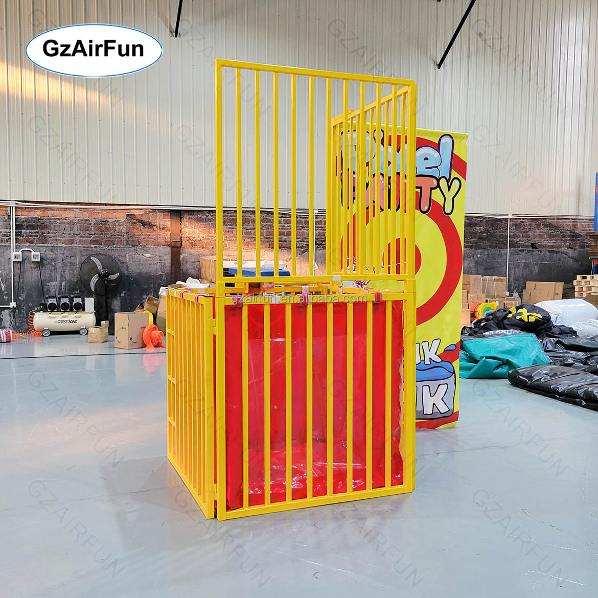 Factory Customized Commercial Inflatable Dunk Tank Backyard Water Games Dunking Machine Splash Dunk Tank For Sale