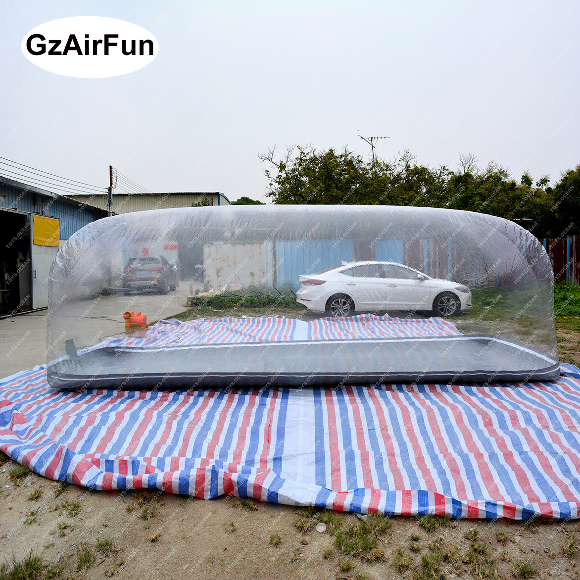 Factory Wholesale Car Tent Inflatable Car Cover Dustproof Garage