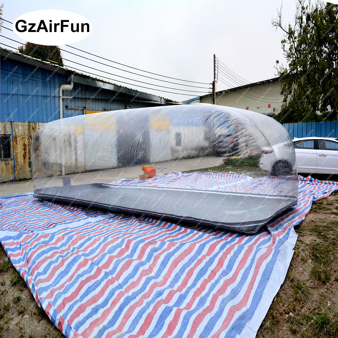 Factory Wholesale Car Tent Inflatable Car Cover Dustproof Garage