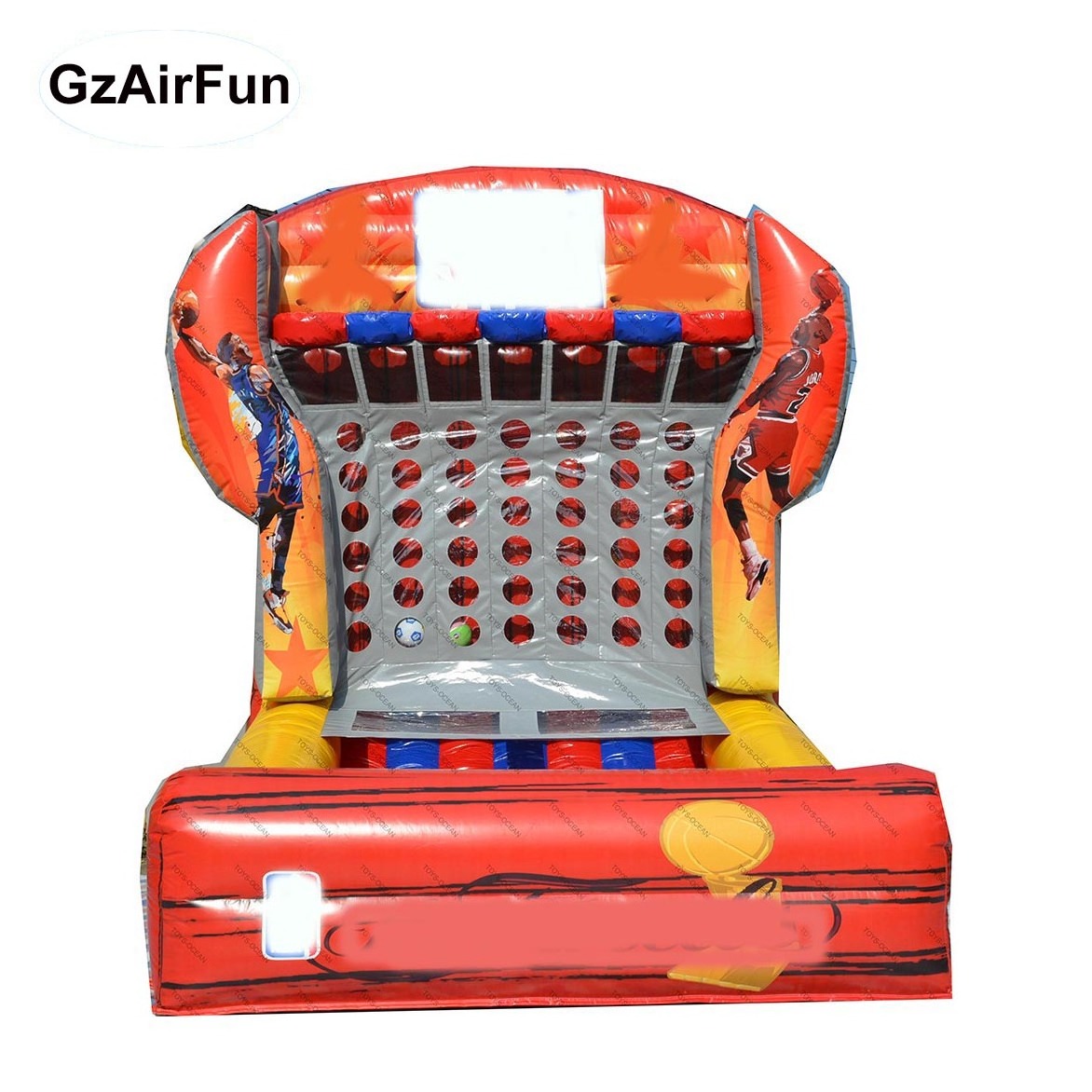 Factory wholesale cheap Connect 4 Inflatable Basketball Sport Games Inflatable Basketball Connect 3 Carnival Game For Party