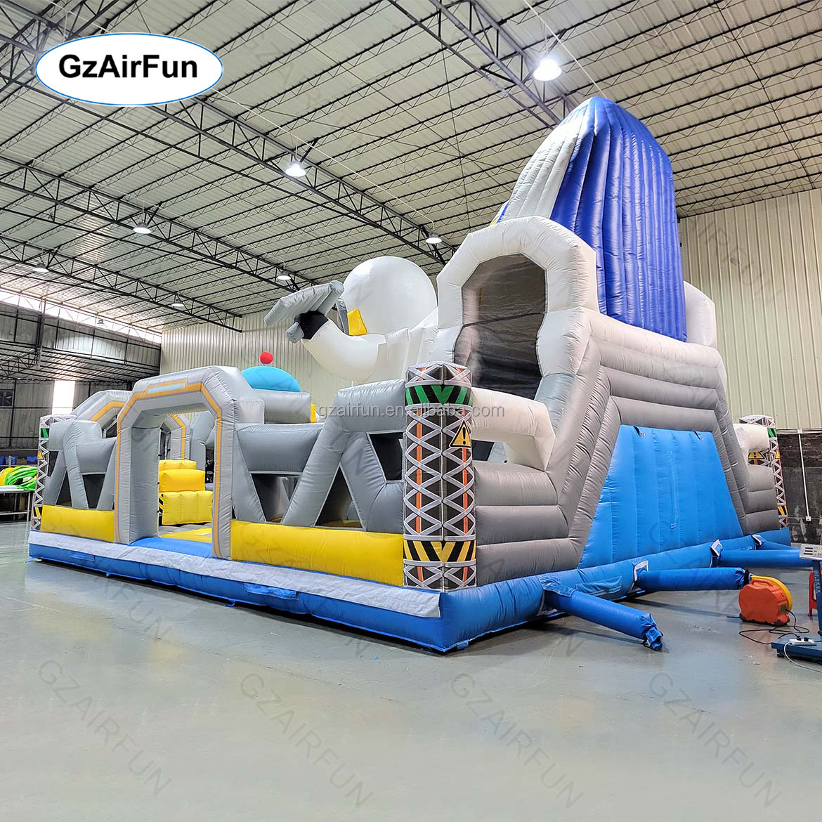 Customized commercial outdoor kids astronaut bounce slide combo inflatable playground for sale