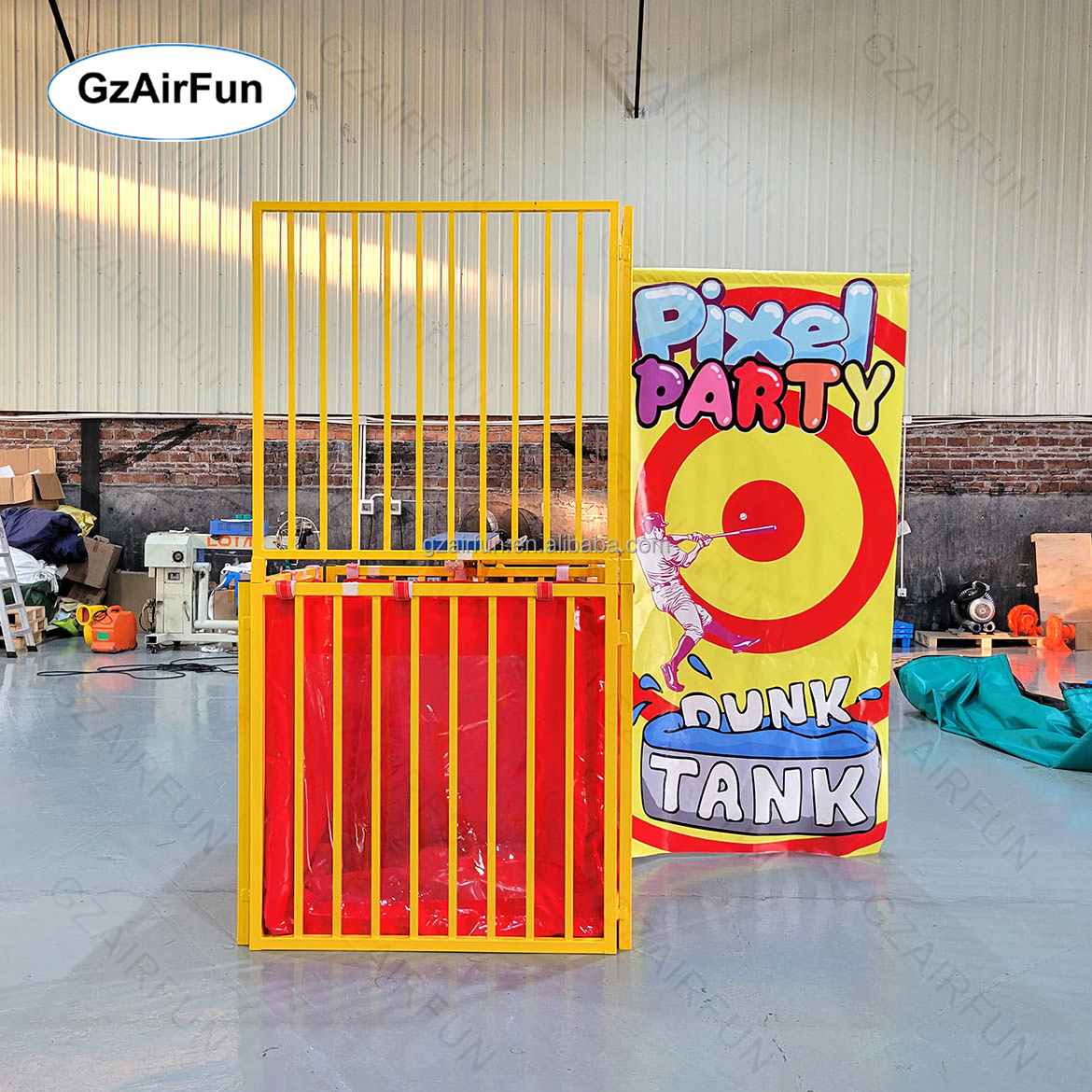 Factory Customized Commercial Inflatable Dunk Tank Backyard Water Games Dunking Machine Splash Dunk Tank For Sale