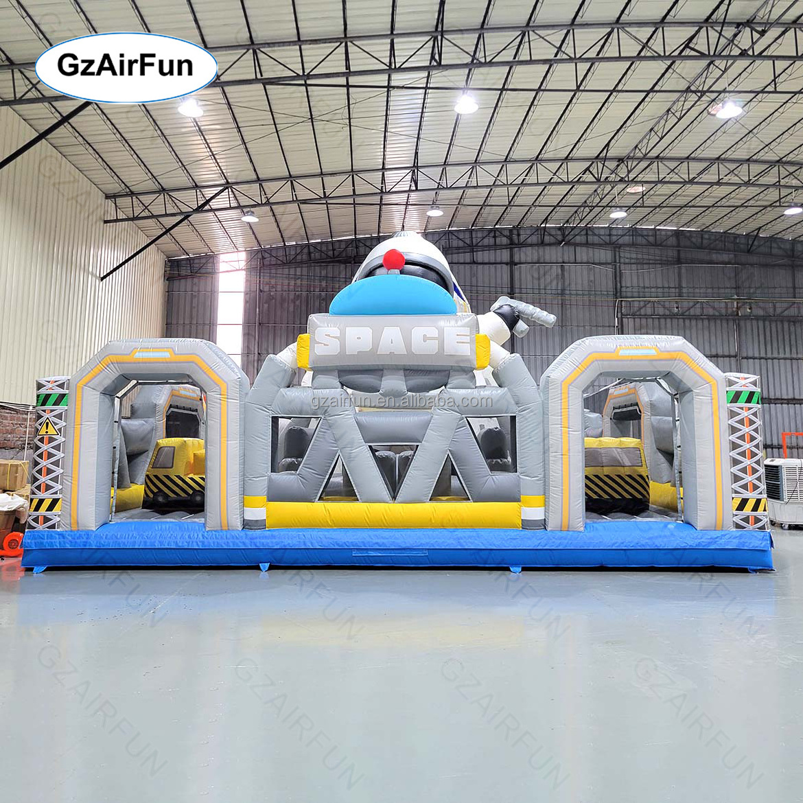 Customized commercial outdoor kids astronaut bounce slide combo inflatable playground for sale