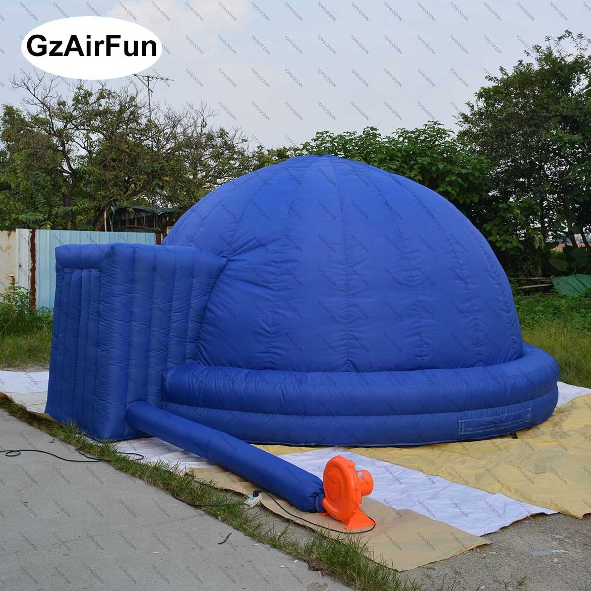 Factory custom large outdoor inflatable projection tent planetarium tent igloo for sale