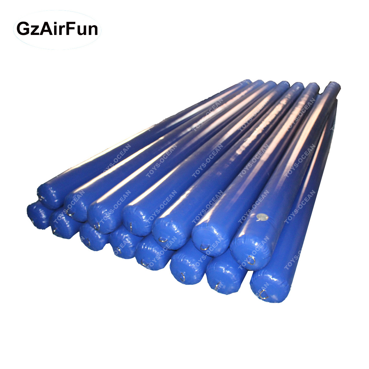 Factory Wholesale Triathlon Water Games Used Floating Long Tube Inflatable Cylinder Training Buoy For Water Park Racing Marks