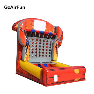 Factory wholesale cheap Connect 4 Inflatable Basketball Sport Games Inflatable Basketball Connect 3 Carnival Game For Party