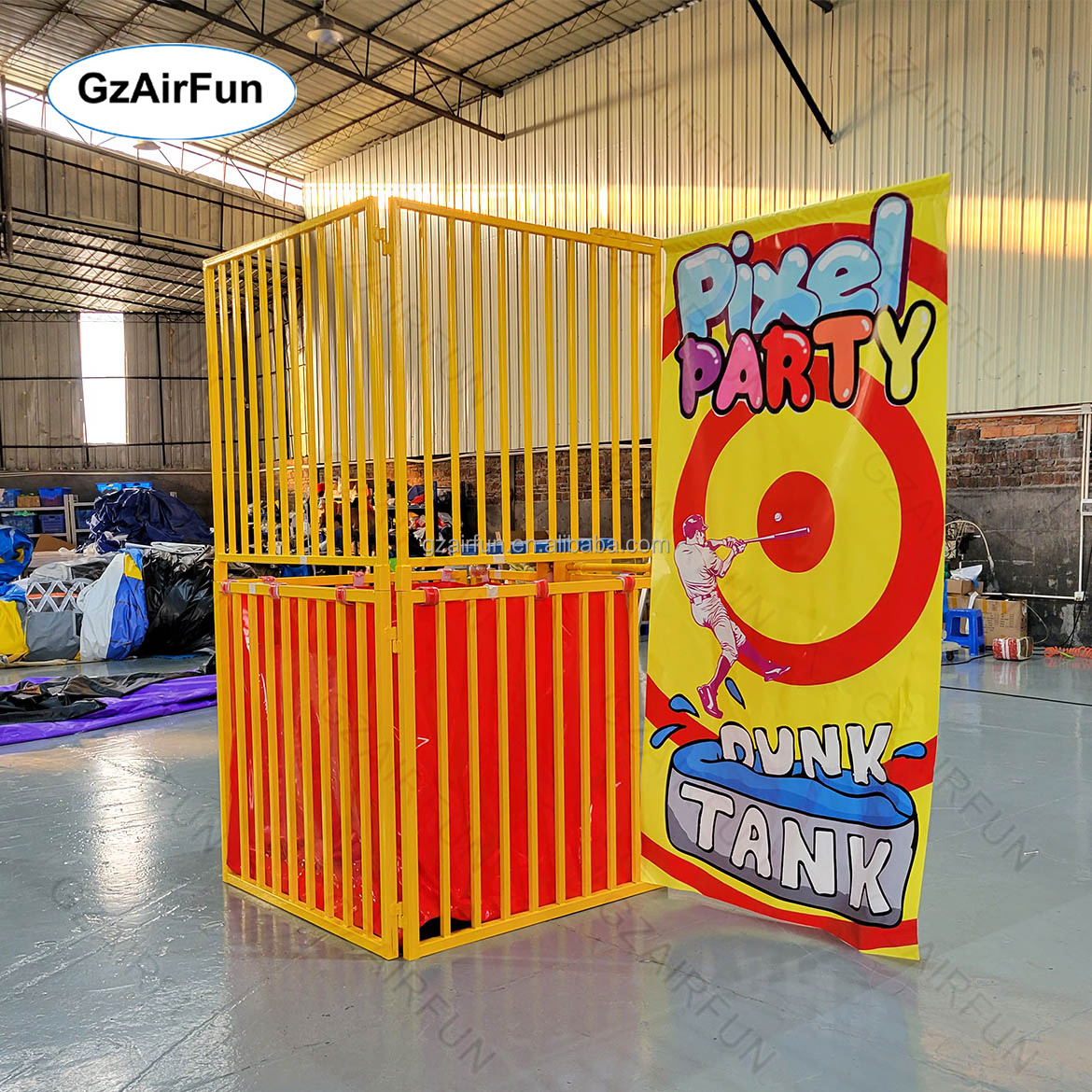 Factory Customized Commercial Inflatable Dunk Tank Backyard Water Games Dunking Machine Splash Dunk Tank For Sale