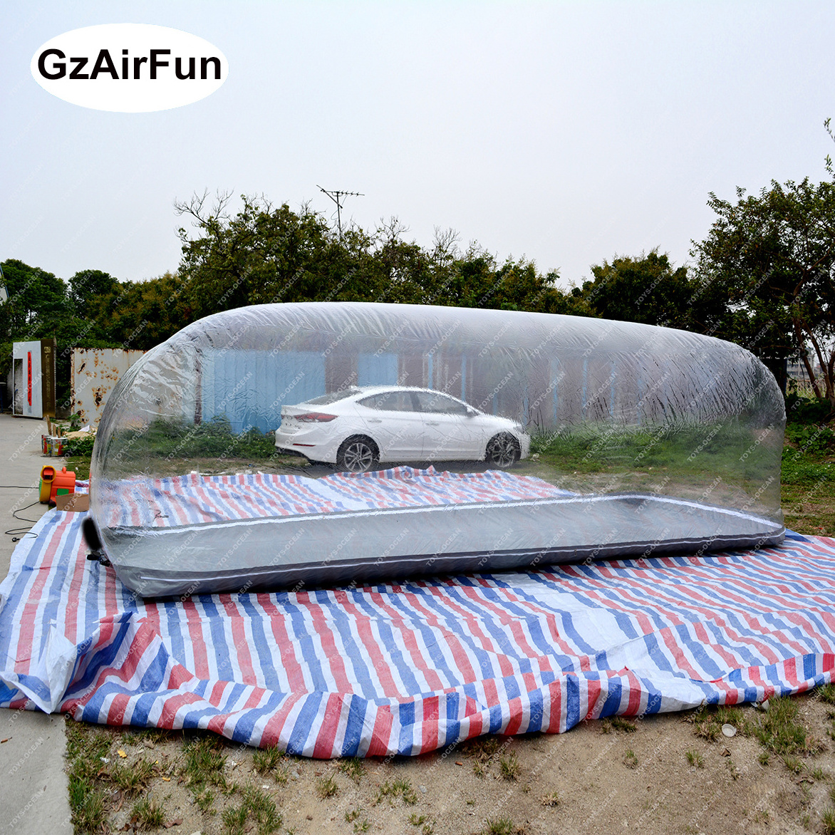 Factory Wholesale Car Tent Inflatable Car Cover Dustproof Garage