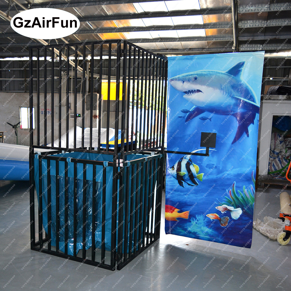 Cheap Factory inflatable dunk tank for sale dunking booth machine