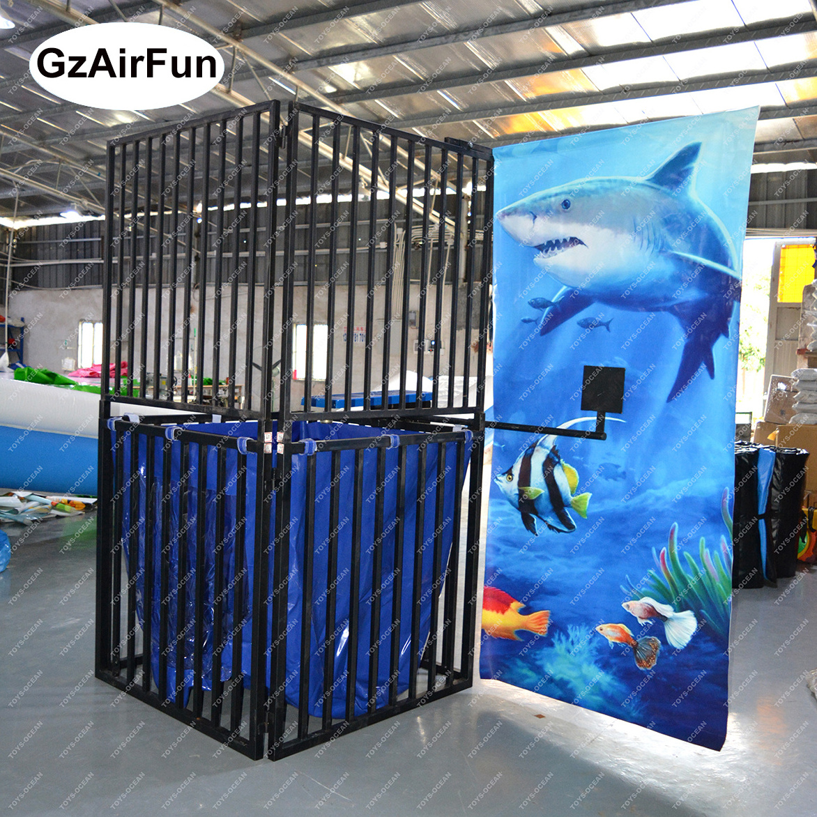 Cheap Factory inflatable dunk tank for sale dunking booth machine