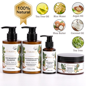 anti-hair loss Repairing private label biotin argan oil custom hair growth oil treatment shampoo 100% natural hair care set