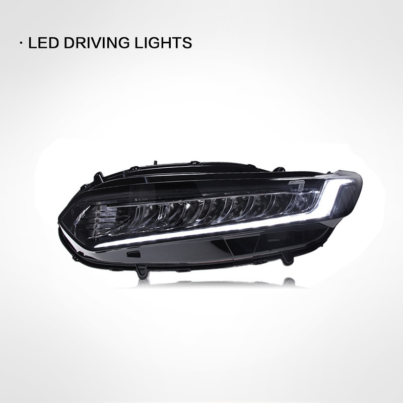 LINK-TO Modified Car Front Head Light High Configuration Headlamp LED Headlight For Honda Accord 2018 2019 2020 2021