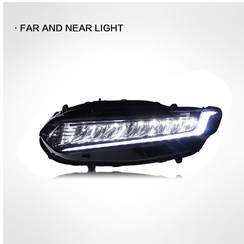 LINK-TO Modified Car Front Head Light High Configuration Headlamp LED Headlight For Honda Accord 2018 2019 2020 2021