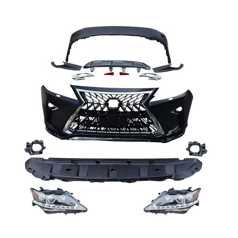 Right Choice old to new body kit Front bumper Rear bumper Lexus RX270 2009-2015 Upgraded to new RX-style car accessories