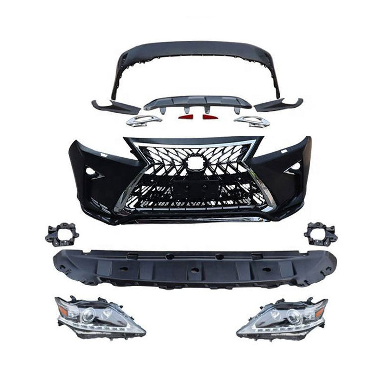 Factory for Lexus parts old to new body kit front rear bumper Lexus RX270 2009-2015 upgraded to new RX-style car accessories