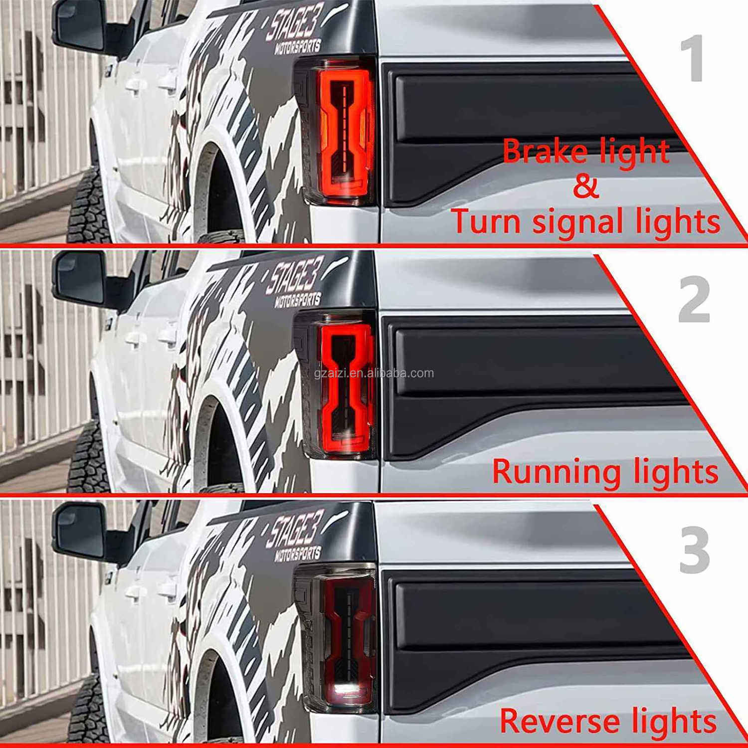 2015 2016 2017 2018 2019 2020 pickup raptor accessories auto lighting systems Car Led Tail Lamp taillight for FORD F150