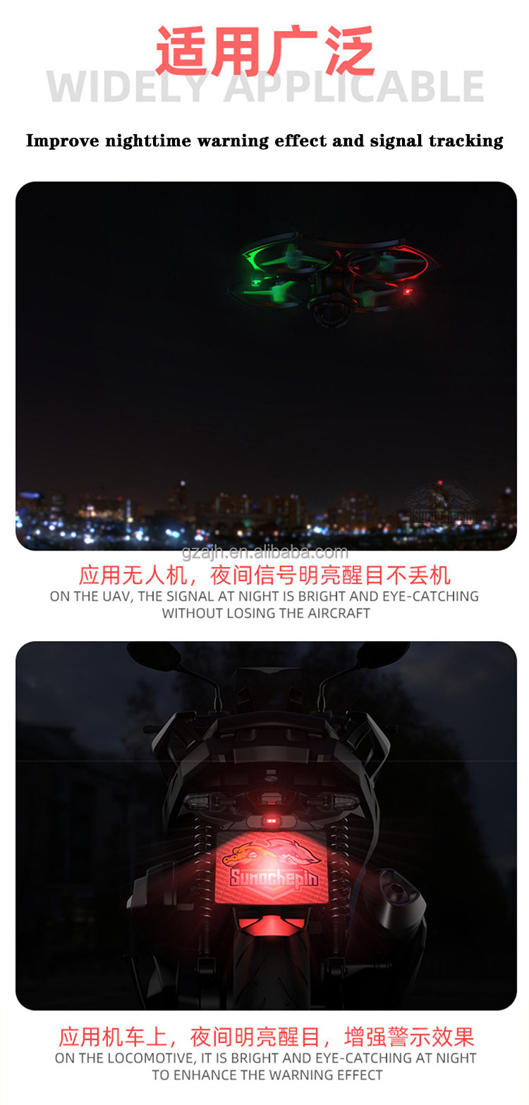 RC Drone LED Flash Position Wireless Light  Lorry Aircraft Crane SUV motorcycle camping lights LED Strobe warning lamp