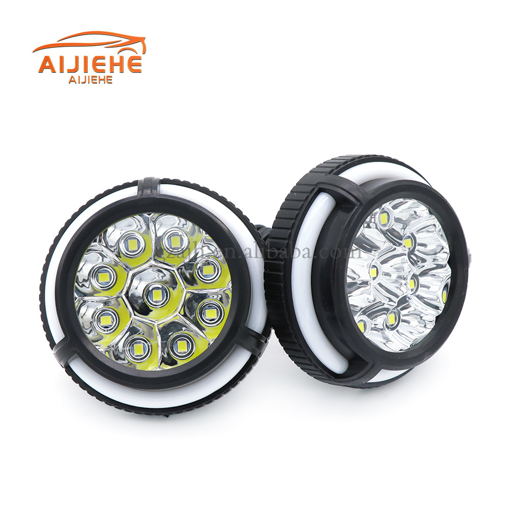 New White Yellow red Led Motorcycle Fog Light Headlight Led Auxiliary Spot Led Lights For Motorcycle lighting system